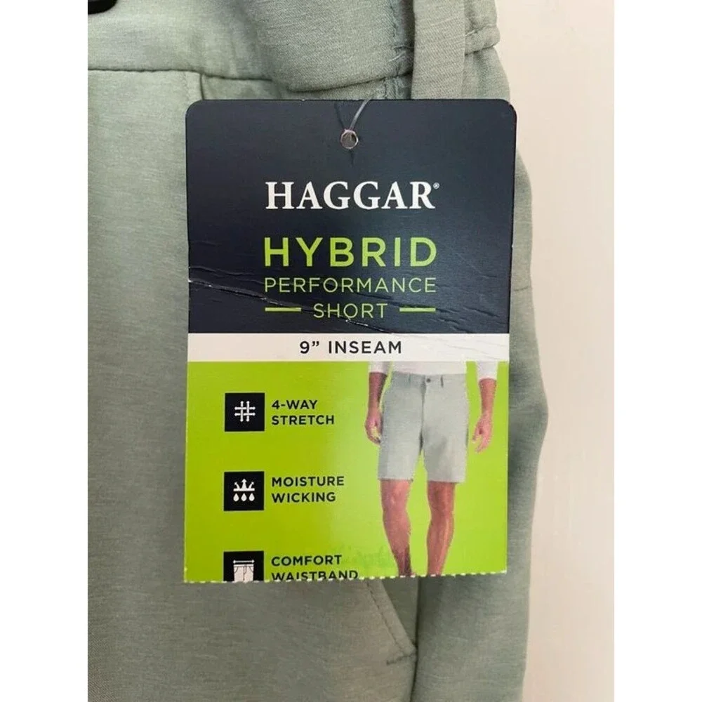Haggar Hybrid Performance Short men’s 42W light green